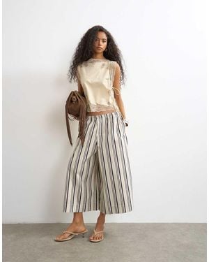 TOPSHOP A Line Culotte - White