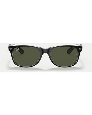 Ray-Ban New Wayfarer Colour Mix Square Sunglasses With Lens - Green