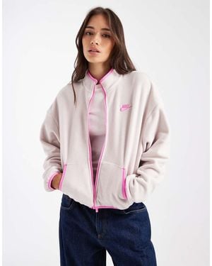 Nike Club Polar Fleece Jacket - Brown