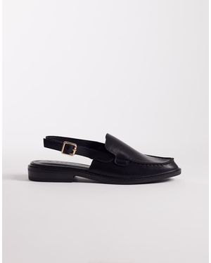 SEQWL Sling Back Loafer - White
