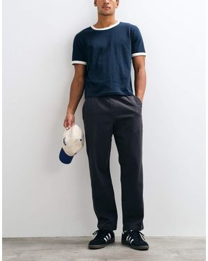 Hollister Loose Fit Pull On Trousers - Blue