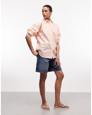 ASOS Klassiek Katoenen Overhemd - Oranje