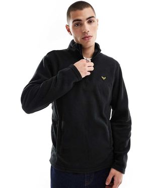 Threadbare Pile Con Zip Corta - Nero