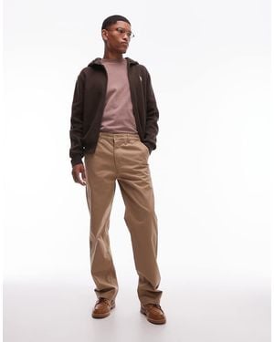 DOUBLE A by WOOD WOOD Silas Chino Trousers - Brown