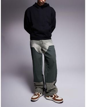 Liquor N Poker Paneled Jeans - Black