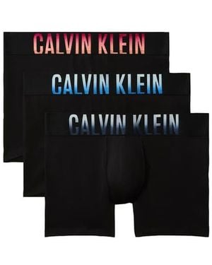 Calvin Klein Intense Power Cotton 3-Pack Trunks - Zwart
