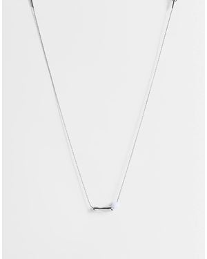 TOPSHOP Olivio Stainless Steel Necklace - White