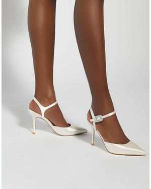 Dune Celebrant Court Shoes - Natural
