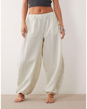 ASOS Pull On Balloon Pants - White