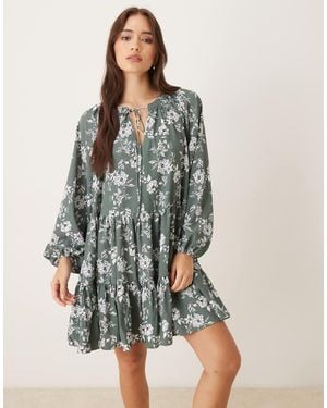 Glamorous Swing Mini Dress - Green