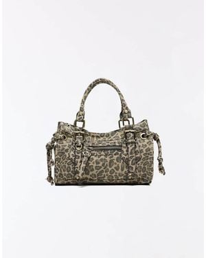 Bershka Mini Buckle Bag - Green