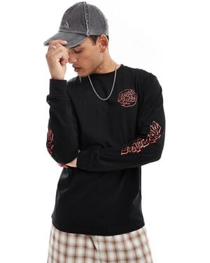 Santa Cruz – fever dream – langärmliges shirt - Schwarz