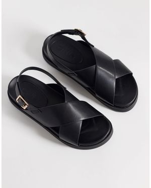 ONLY Cross Front Sandals - Black