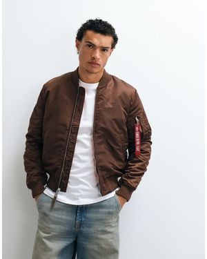 Alpha Industries Bomber en - Marron