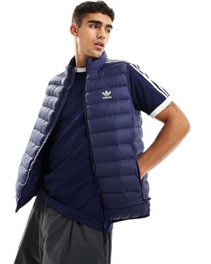 adidas Originals 3 Stripe Padded Gilet - Blue