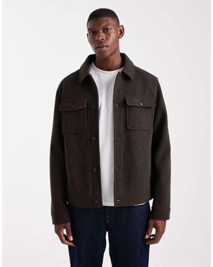 Threadbare Shacket Met Voorzakken - Zwart