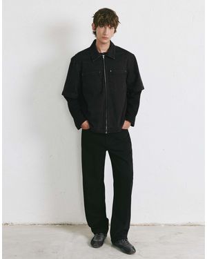 Pull&Bear Jean baggy - Noir