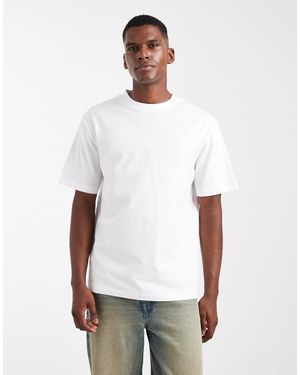 ASOS – basic-t-shirt mit relaxed fit - Weiß