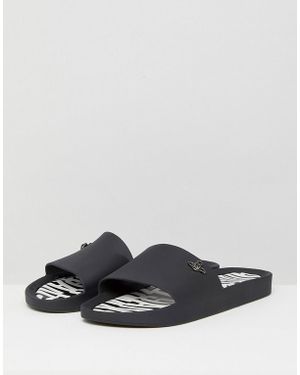 Melissa + Vivienne Westwood Anglomania Orb Logo Sliders - Black