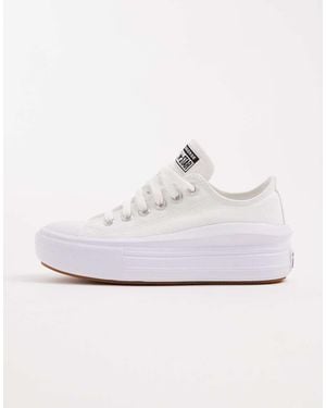Converse Chuck Taylor All Star Move Ox Trainers - White