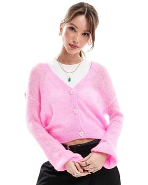 ONLY Gilet en maille légère - Rose