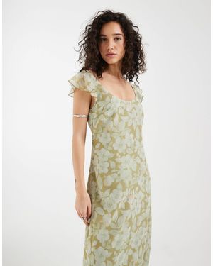 Motel – risala – midaxi-kleid - Grün