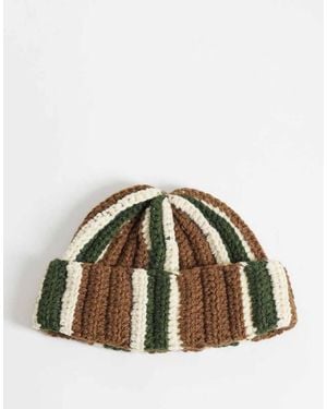 Reclaimed Vintage Unisex Fisherman Beanie - Multicolour