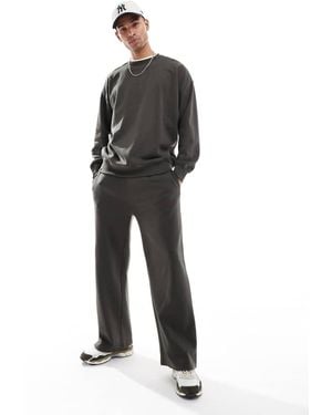 Threadbare Co-ord Wide Leg jogger - Black