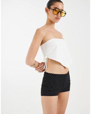 Motel Eunia Mini Shorts - White