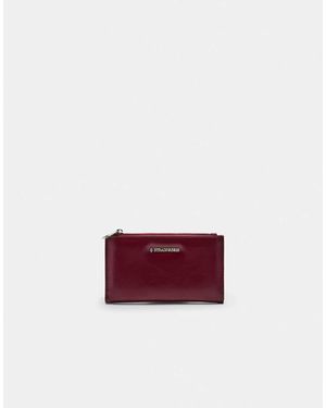 Stradivarius Zip Up Purse - Purple