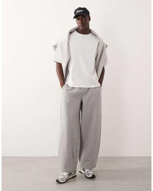 ASOS Joggers Gris Jaspeado Básicos De Corte Suelto Essentials De