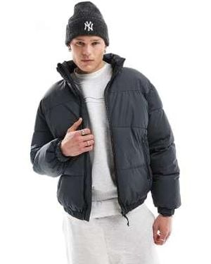 Bershka Puffer Jacket - Blue