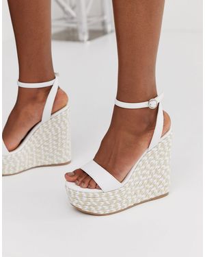 ASOS Justina Espadrille Wedges - White