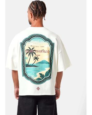 Sixth June – playa luquillo – kurzärmliges, gemustertes t-shirt - Mehrfarbig