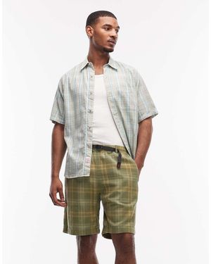 Gramicci Hemp Plaid Relaxed Fit G-Short - Grey
