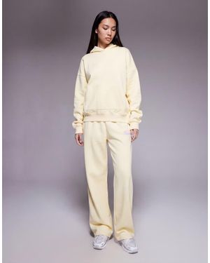 Kaiia Cotton Rich Puff Print Logo Wide Leg joggers Co-ord - Multicolour