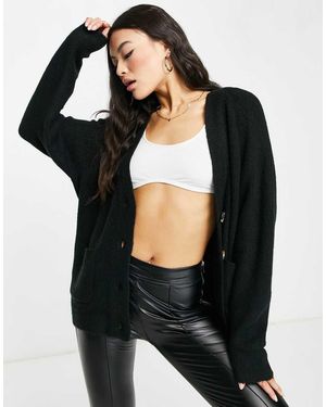 Threadbare Cárdigan Extragrande Michayla De - Negro