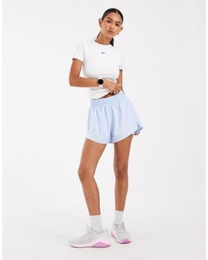 Nike One Dri-Fit High Waisted 3 Inch 2 - White