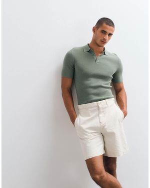 ASOS Mid Length Linen Blend Jort - Multicolor
