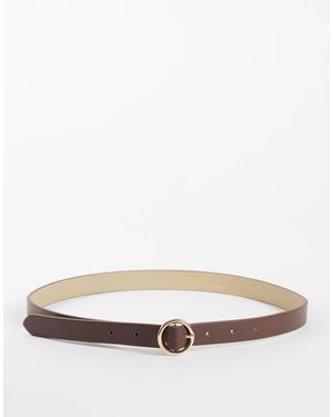 Pieces 3 Pack Buckle Belts - White