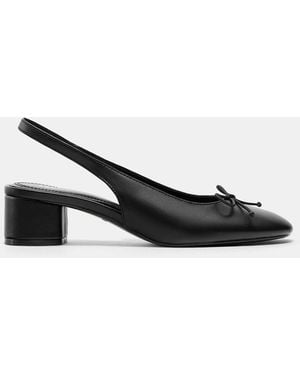 Pull&Bear – ballerinas - Schwarz