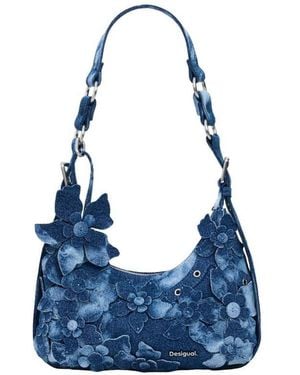 Desigual Borsa Media - Blu