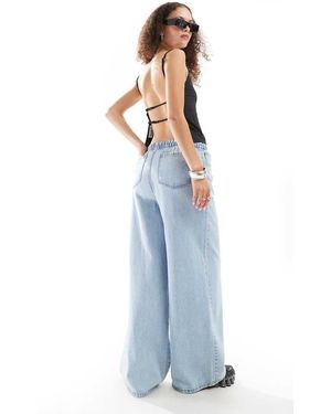 Weekday Micha Cami Top With Open Back - White
