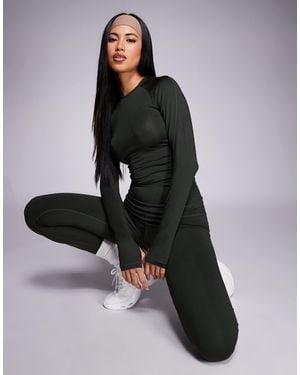 4505 Icon Slim Fit Active Long Sleeve Top - Black
