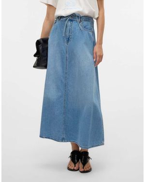 Vero Moda Denim Skirt - Blue