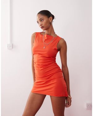 Monki – minikleid - Rot