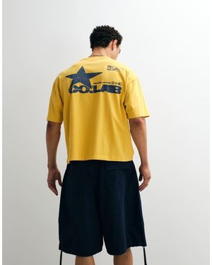 ASOS Oversized T-shirt With Street Graphic - Yellow