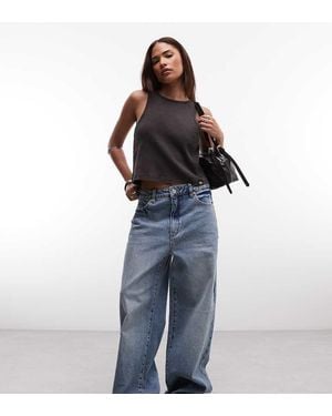 Abrand Jeans Abrand Petite 94 Selena High Waist Wide Leg Jean - Blue