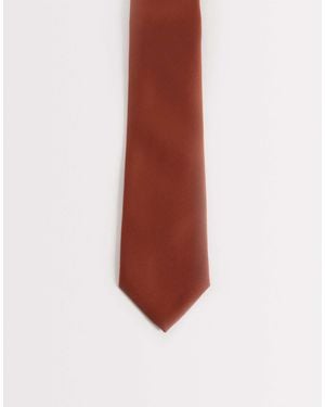 ASOS Textured Satin Tie - White