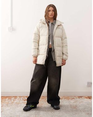 Columbia Puffect Ii Puffer Mid Hooded Jacket - Natural